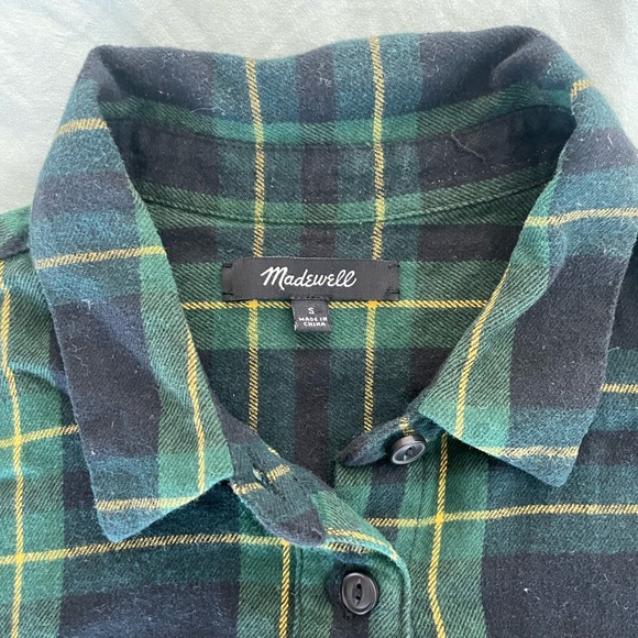 Flannel Boyshirt in Barlow Plaid—Small - Picture 5 of 8